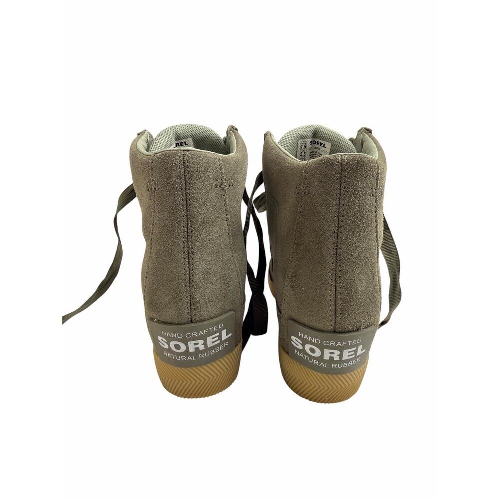 SOREL Out N About Wedge II Waterproof Boots Women’s US 7.5 Green NL4913 - Picture 11 of 12
